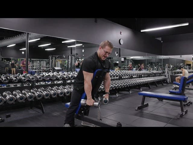 Chest Supported Dumbbell Lateral Raise