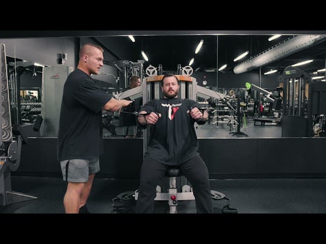 Flat Machine Cable Chest Press