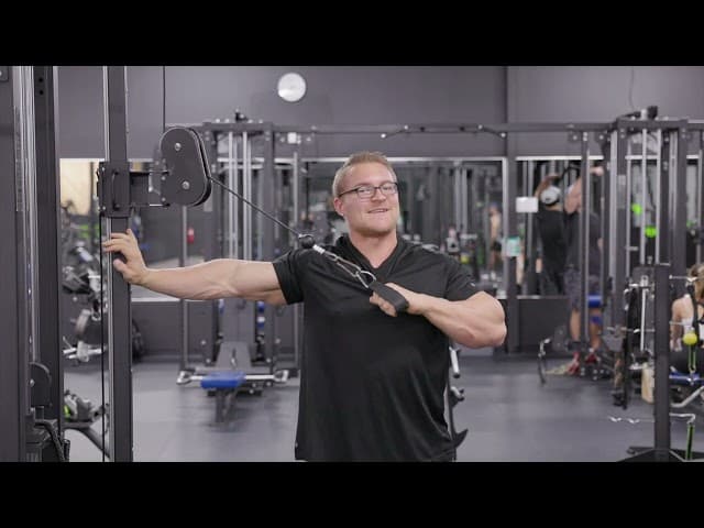 Cross Body Cable Tricep Extension w/ Internal Rotation