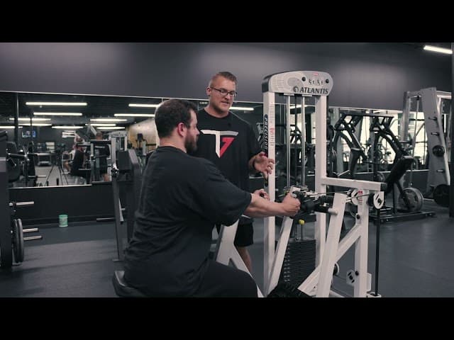 Pin Loaded Machine Lat Row