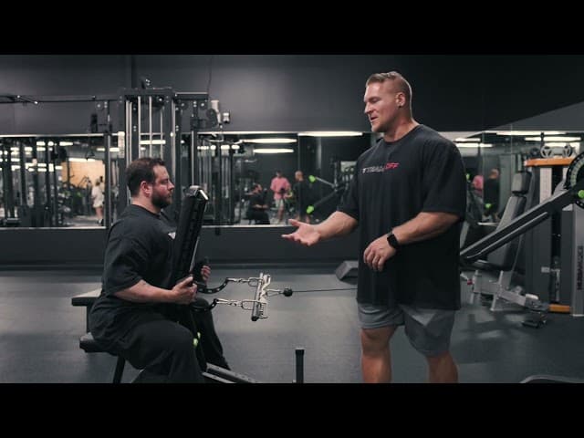 Seated Bilateral Chest Supported Cable Lat Row