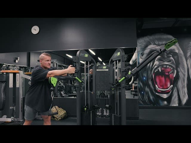 Single Arm Free Motion Cable Upper Back Row