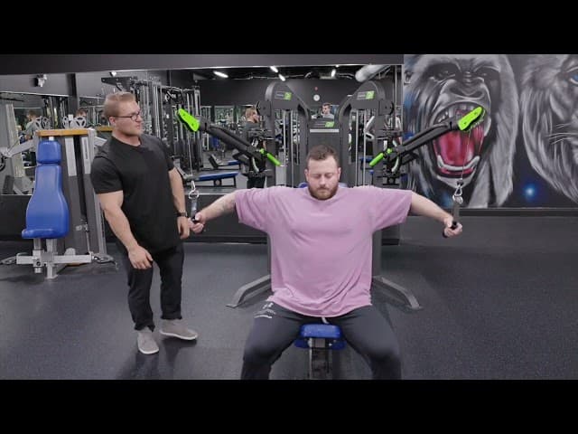 Seated High to Low Cable Fly