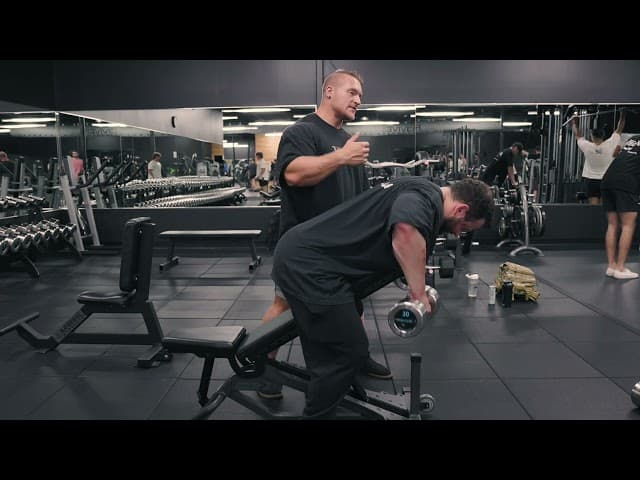 Rear Delt Chest Supported Dumbbell Row
