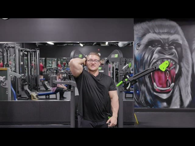 Single Arm Overhead Cable Ticep Extension