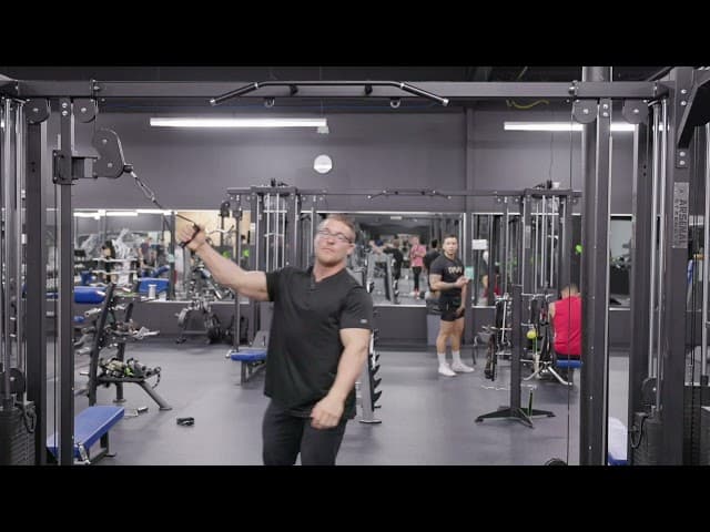 Single Arm Overhead Cable Curl