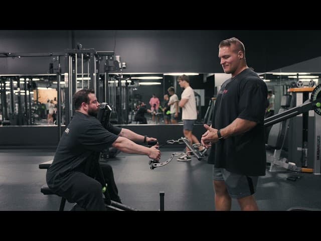 Upper Back Chest Supported Cable Row
